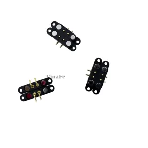 Jack Pogopin 2P 2.8mm Chân Cong Có Tai